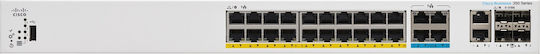 Cisco C1300-24MGP-4X Managed L2 Switch with 24 Gigabit (1Gbps) Ethernet Ports and 4 SFP Ports