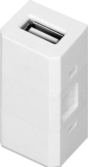 Orno Konverter HDMI weiblich zu HDMI weiblich Weiß 1Stück OR-GM-9011/W/USB