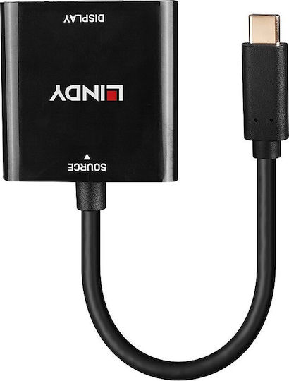 Lindy Μετατροπέας USB-C male σε DisplayPort female (43269)