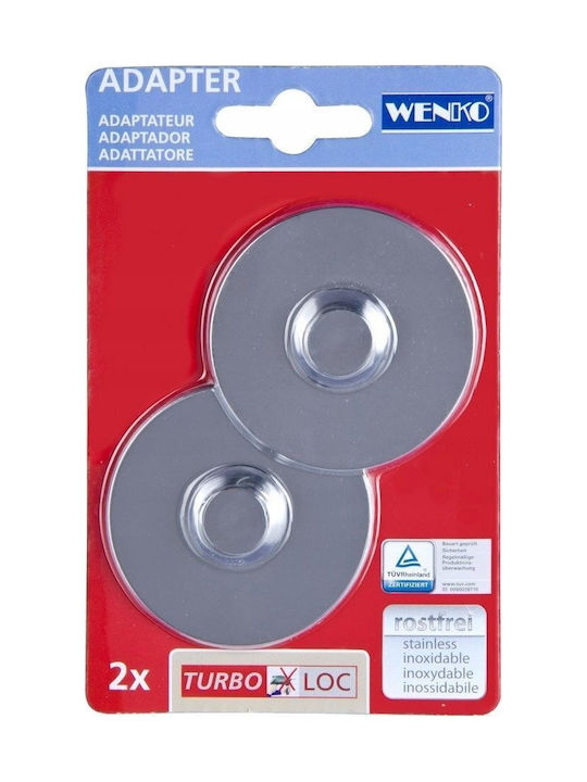 Wenko Wandmontierter Papierhalter Silber