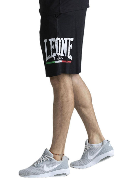 Σετ Κοντομάνικο Μπλουζάκι Σορτσάκι Leone Vintage Flag Lsm1247 Black
