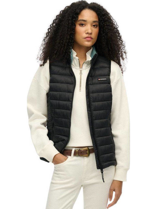 Women's Puffer Jacket for Winter Black
