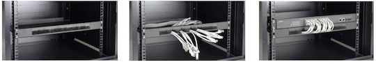 Raps-1p Pulsar 1u Perie Bandă Raft Dulapuri Rack