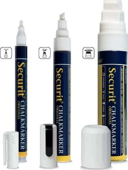 Marker Creion Lichid Securit Alb 1-2mm 7 Bucăți/Pachet 7 Bucăți