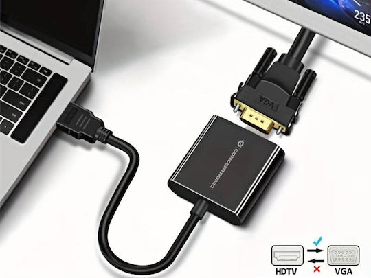 Conceptronic Converter HDMI male to VGA male 1pcs ABBY20B