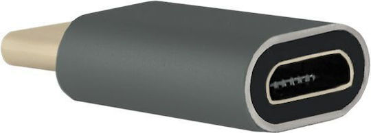 Qoltec Convertor USB-C Masculin În Micro USB Feminin 1 Bucată 50478
