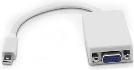 Sharkoon mini DisplayPort to VGA Convertor mini DisplayPort masculin în VGA feminin Alb 1buc