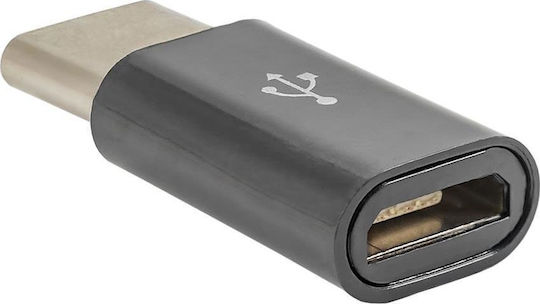 Akyga Μετατροπέας USB-C male σε micro USB female 1τμχ AK-AD-46