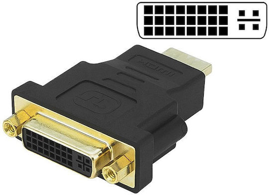Blow Converter HDMI male to DVI-I female 1pcs DM-102