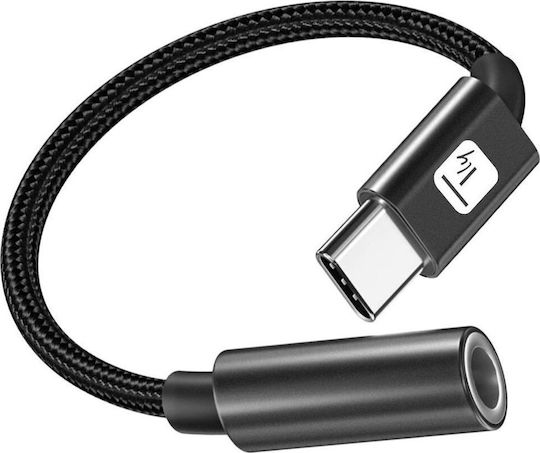 Techly Usbc-dac24j Μετατροπέας USB-C male σε 3.5mm female 1τμχ