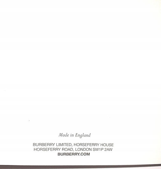 Burberry Notebook