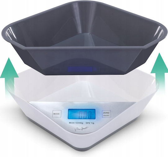 Lamart Digital Kitchen Scale with Bowl White