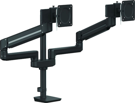 Fellowes Acc Arm Modular Stand Desk Mounted for 2 Monitors up to 40" with Arm