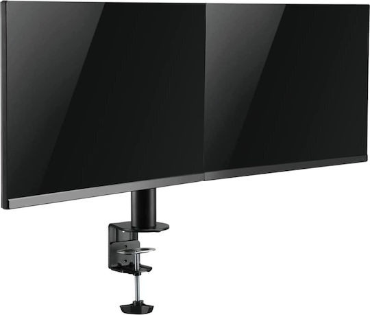 LogiLink TIS Halterung Auf dem Schreibtisch für 2 Monitore bis 32" mit Arm