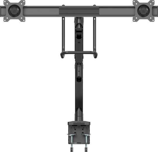 StarTech Halterung Auf dem Schreibtisch für 2 Monitore bis 32" mit Arm (ARMSLMBARDUO)