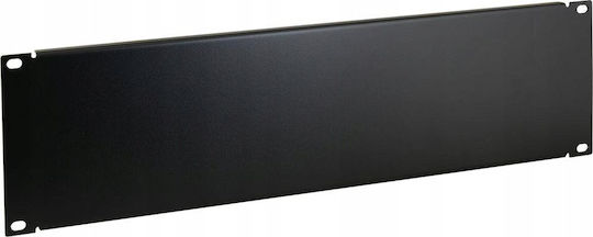 Rapz3 Pulsar Rack 3u Blanking Panel Black