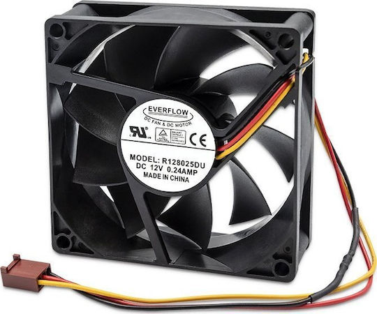 Qoltec Glacial Tech 8025 Case Fan (2200rpm / 32.71cfm) Χωρίς Led Φωτισμό και Σύνδεση 3-Pin