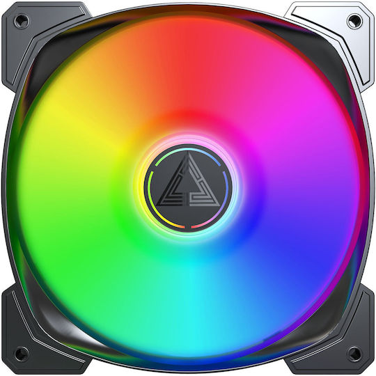 Montech HP140 Case Fan (1600rpm) με ARGB Φωτισμό και Σύνδεση 4-Pin PWM 3τμχ