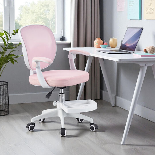 Stuhl Büro mit Verstellbaren Armen Rosa