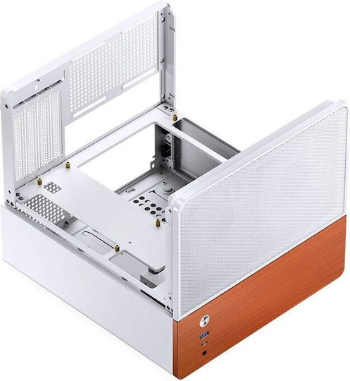 Jonsbo V12 Mini Tower Κουτί Υπολογιστή Λευκό