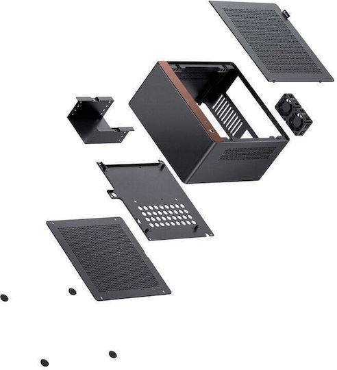 Jonsbo N10 Mini Tower Κουτί Υπολογιστή Μαύρο