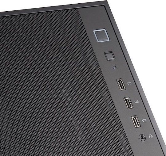 Silverstone Fara R1 PRO V2 Gaming Midi Tower Κουτί Υπολογιστή με Πλαϊνό Παράθυρο και RGB Φωτισμό Μαύρο