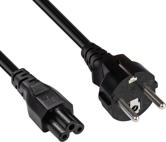 ATC IEC C5 - Schuko Cable 1.5m Μαύρο 06.002.0014
