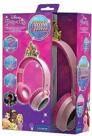 Lexibook Disney Princess Ασύρματα / Ενσύρματα On Ear Ακουστικά Ροζ