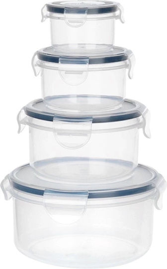 Vilde Sterk Kunststoff Mittagsboxen Transparente 4 Stück