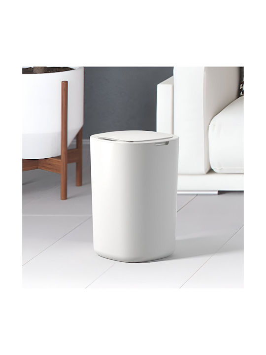 Mozos Plastic Waste Bin with Sensor White 12lt