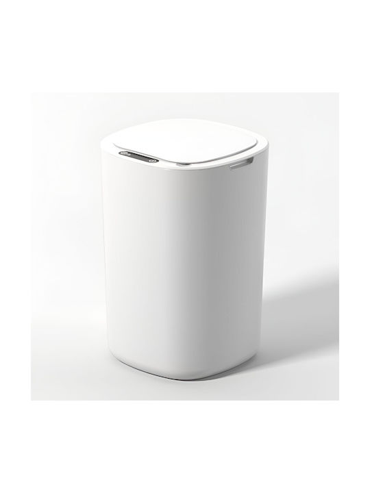 Mozos Plastic Waste Bin with Sensor White 12lt