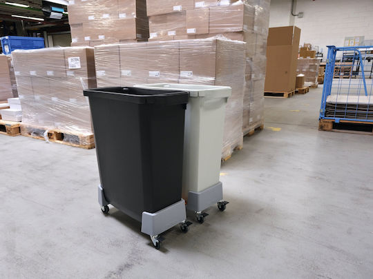 Durable Κάδος Απορριμμάτων Πλαστικός Γκρι 60lt