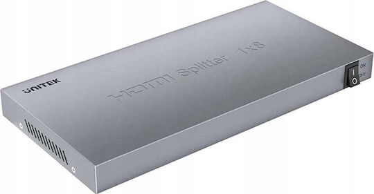 Unitek HDMI-Signalverteiler 1 Eingang-8 Ausgänge 4K