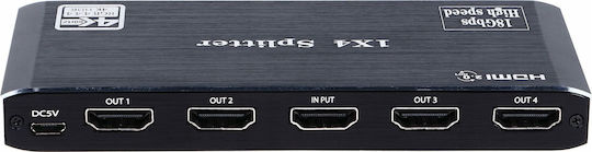 Comutator HDMI 2.0 1x4 Splitter Ultra HD UHD 4K HDCP 2.2 HDR10 Pawonik