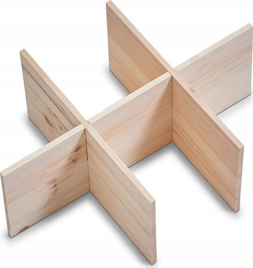 Zeller Hölzernes Aufbewahrungsbox mit Deckel 40x30x24cm 1Stück