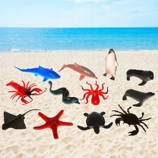 Hipo Figure Sea Animals 12 Pieces Bag