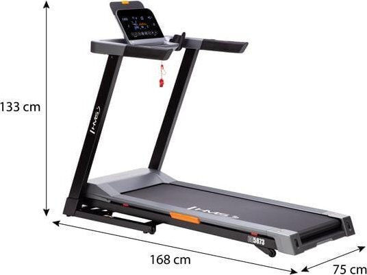 HMS BE5873 2hp Elektrisches Laufband für Fitness für Benutzer bis 110kg