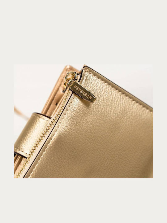 Damen Geldbörse Klassisch mit RFID Gold