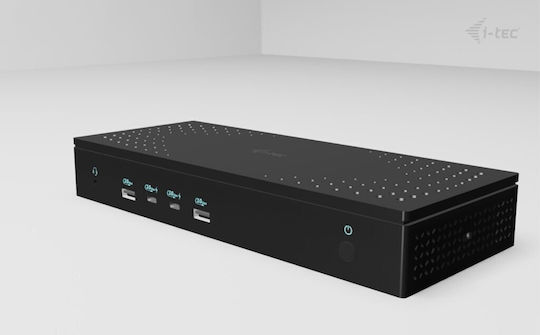 i-tec USB-C Докинг станция с DisplayPort 4K PD Ethernet Черен (CA5MONITORDOCKPD)