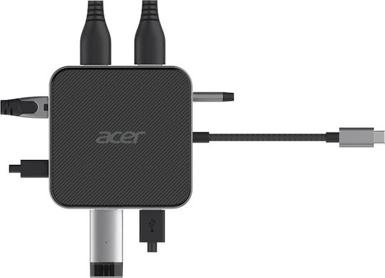Acer USB-C Docking Station mit HDMI/DisplayPort 4K PD Ethernet Gray (HP.DSCAB.013)