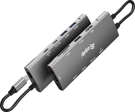 Equip USB-C Docking Station mit HDMI 4K PD Ethernet Gray (133490)