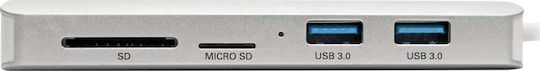 Eaton USB-C Docking Station with HDMI 4K PD Ethernet Gray (U442-DOCK11-S)