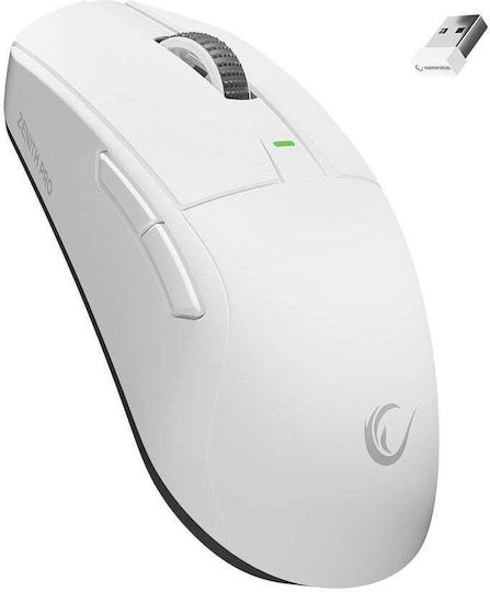 Rampage Zenith Pro Wireless RGB Gaming Mouse 26000 DPI White