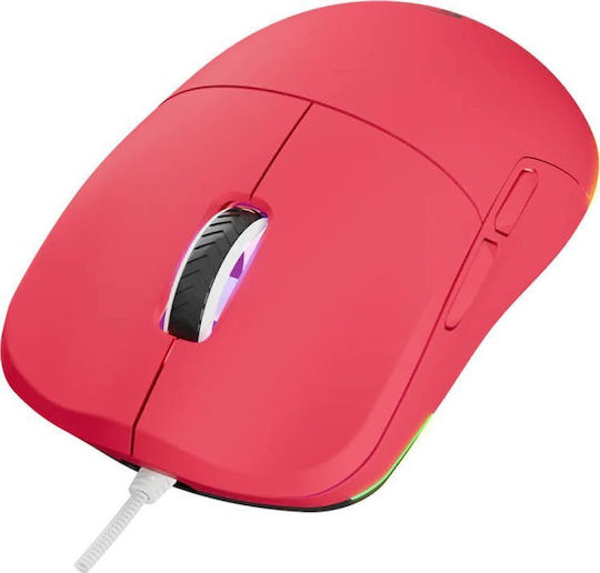 Rampage Blink RGB Gaming Mouse 12800 DPI Pink