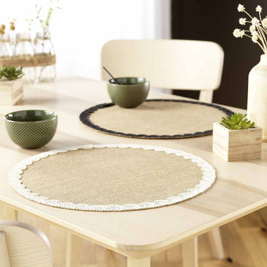 Douceur d'Intérieur Σουπλά Στρογγυλό Ψάθινο 38cm