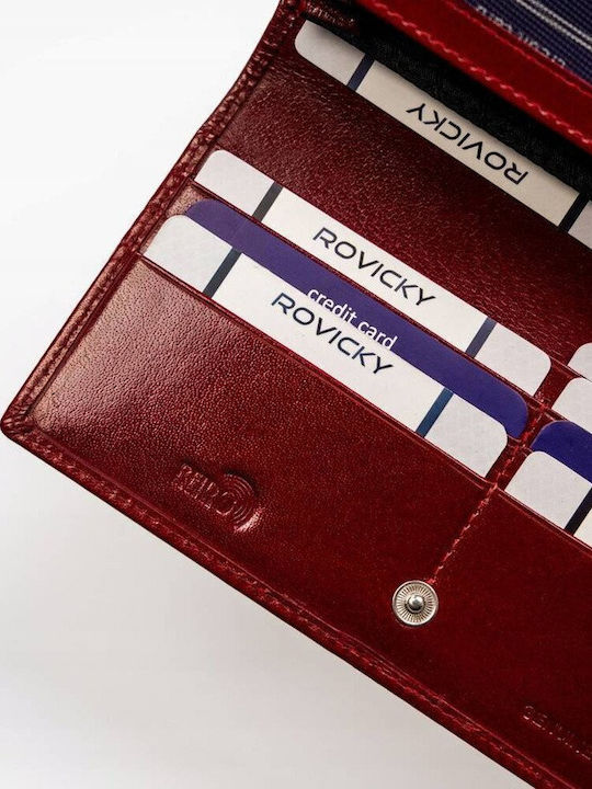 Голяма Дамско Портмоне с RFID Бордо