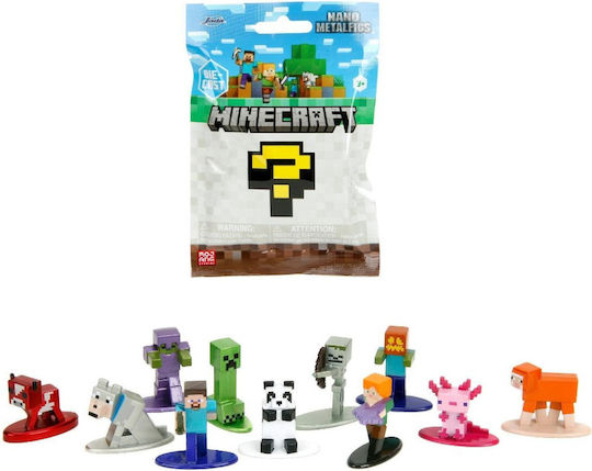 Figurină Metalică Jada Minecraft 4cm 13 Bucăți 36005 24