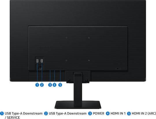 Samsung LS27FM500EUXEN IPS Smart Monitor 27" FHD 1920x1080 με Χρόνο Απόκρισης 5ms GTG