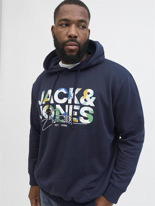 Sweat Sweatshirt mit Kapuze Blau