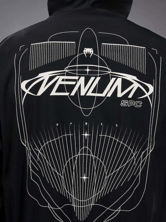 Sweatshirt with Hood Black/ivory